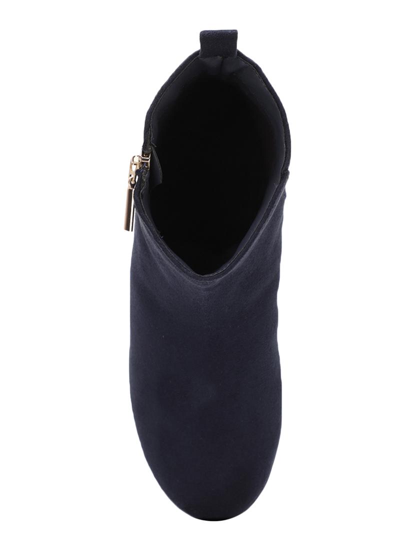 navy suede ankle boots - 17438105 - Zoom Image - 4
