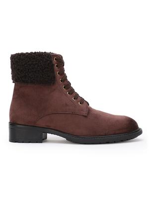 brown suede ankle boots - 17438109 - Standard Image - 2