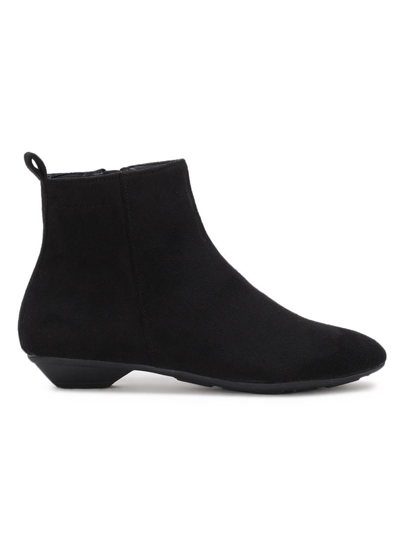 black suede ankle boots - 17438113 - Zoom Image - 2