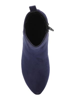 navy suede ankle boots - 17438115 - Standard Image - 4