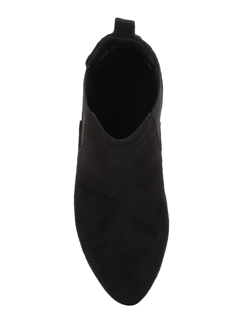 black suede ankle boots - 17438116 - Zoom Image - 4