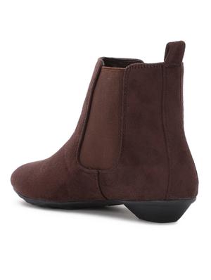 brown suede ankle boots - 17438117 - Standard Image - 3