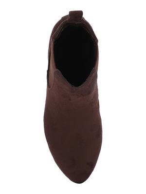 brown suede ankle boots - 17438117 - Standard Image - 4
