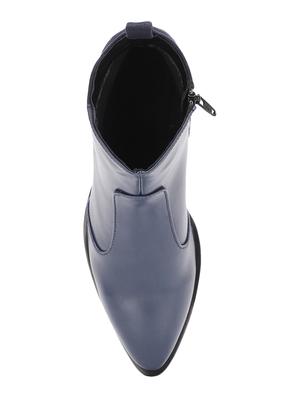 blue faux leather ankle boots - 17438124 - Standard Image - 4