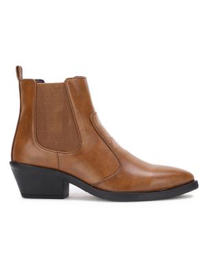 tan faux leather ankle boots - 17438129 - Standard Image - 2