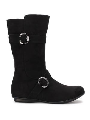 black suede ankle boots - 17438143 - Standard Image - 2