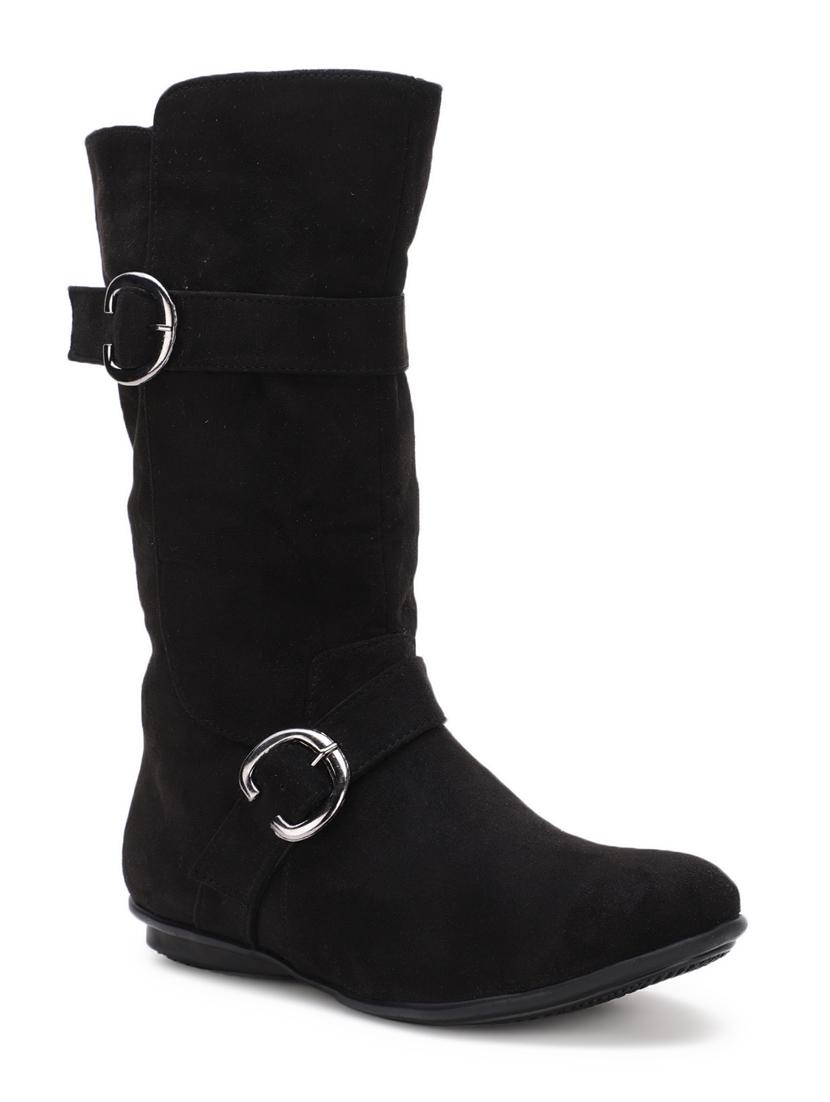 black suede ankle boots - 17438143 - Zoom Image - 1