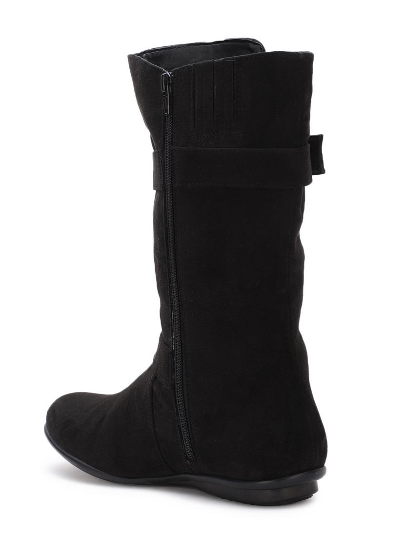 black suede ankle boots - 17438143 - Zoom Image - 3