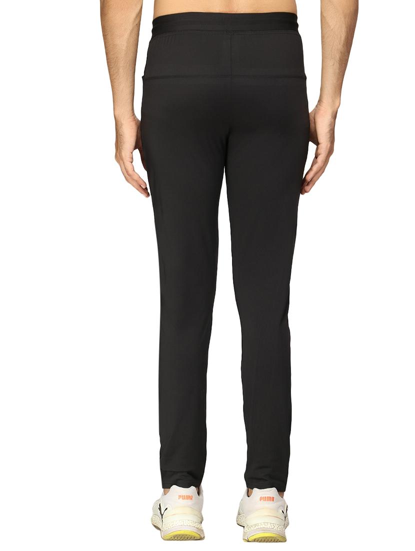 black solid full length track pant - 17438208 - Zoom Image - 3
