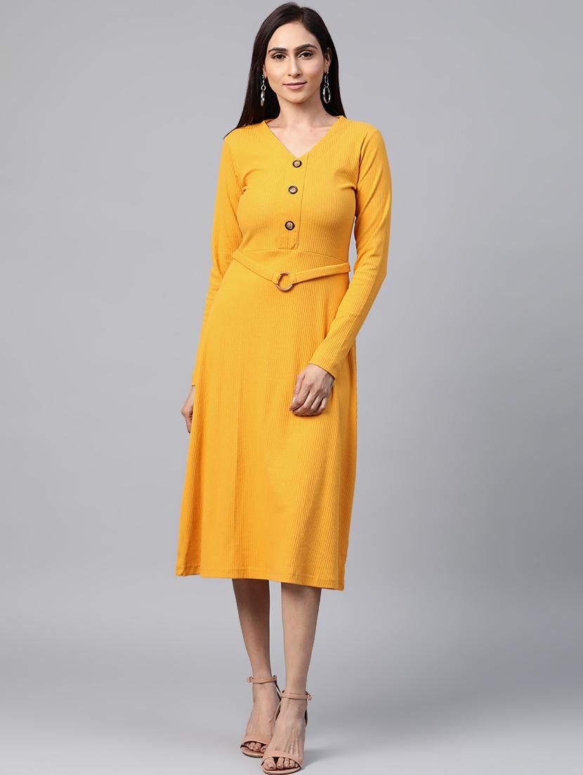 v neck a-line dress - 17438289 - Zoom Image - 1