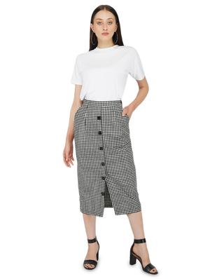 gingham checkered pencil skirts - 17438903 - Standard Image - 4