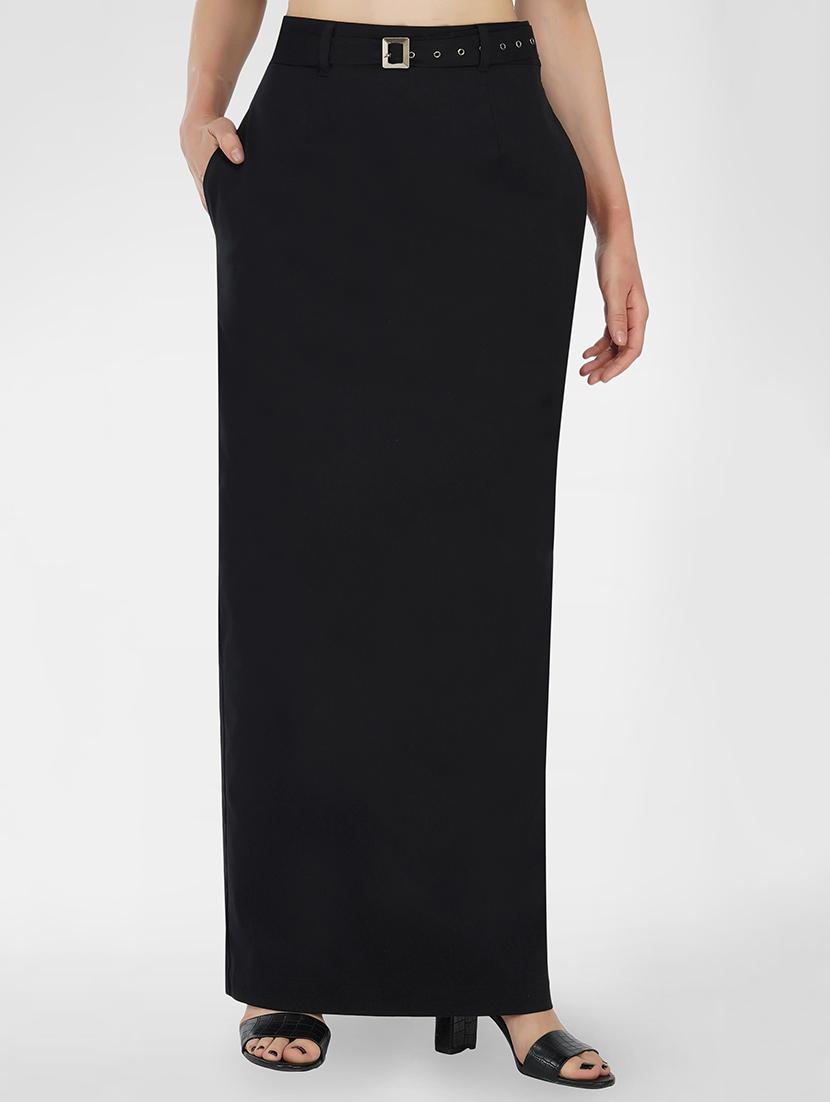 high rise belted maxi skirt - 17438905 - Zoom Image - 1