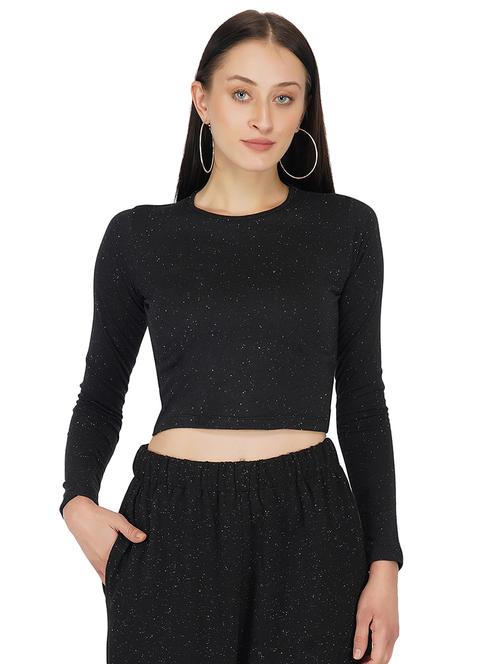 crew neck crop top - 17438928 - Standard Image - 1