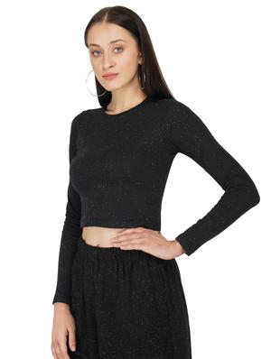 crew neck crop top - 17438928 - Standard Image - 2