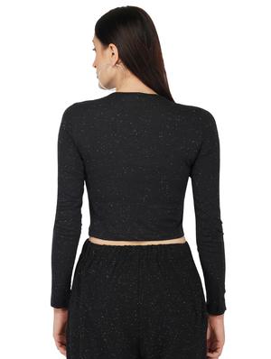 crew neck crop top - 17438928 - Standard Image - 3