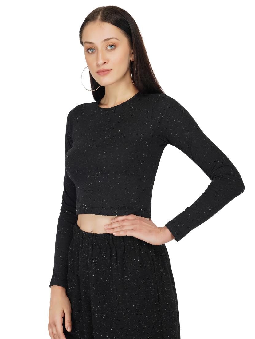 crew neck crop top - 17438928 - Zoom Image - 2