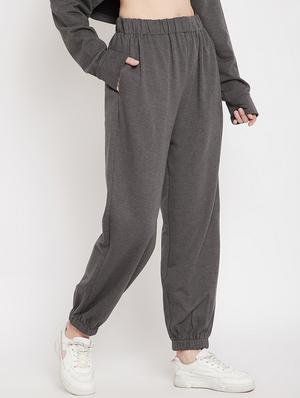 grey cotton joggers - 17438940 - Standard Image - 2