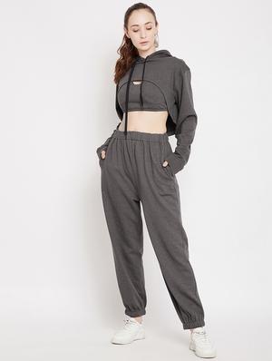 grey cotton joggers - 17438940 - Standard Image - 4