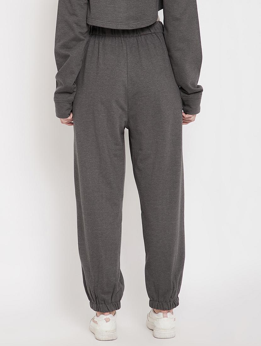 grey cotton joggers - 17438940 - Zoom Image - 3