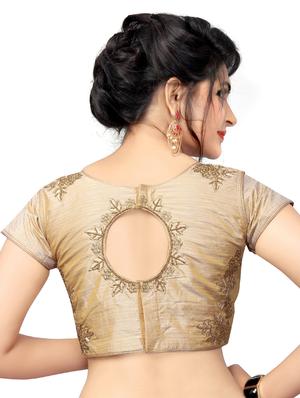 self design embroidered blouse - 17438999 - Standard Image - 3