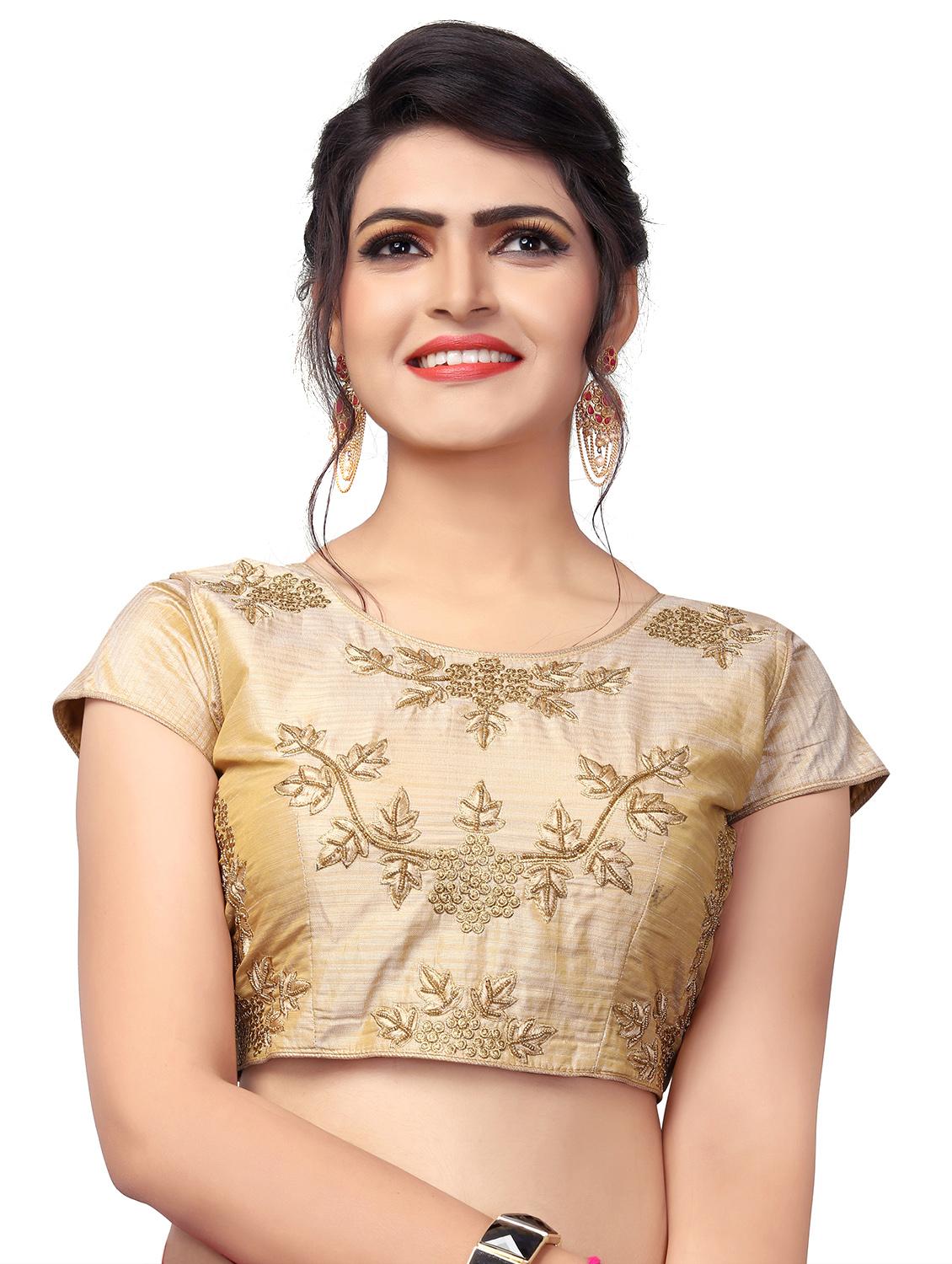 self design embroidered blouse - 17438999 - Zoom Image - 1