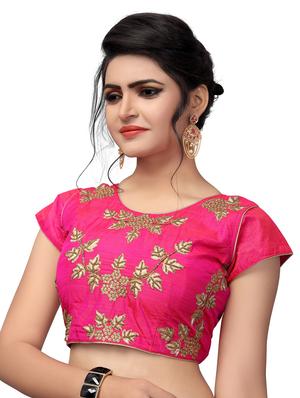 self design embroidered blouse - 17439007 - Standard Image - 2