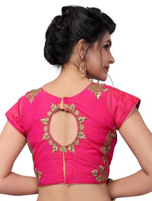 self design embroidered blouse - 17439007 - Standard Image - 3