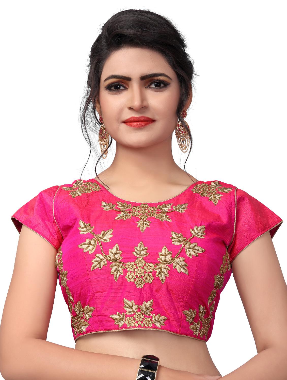 self design embroidered blouse - 17439007 - Zoom Image - 1