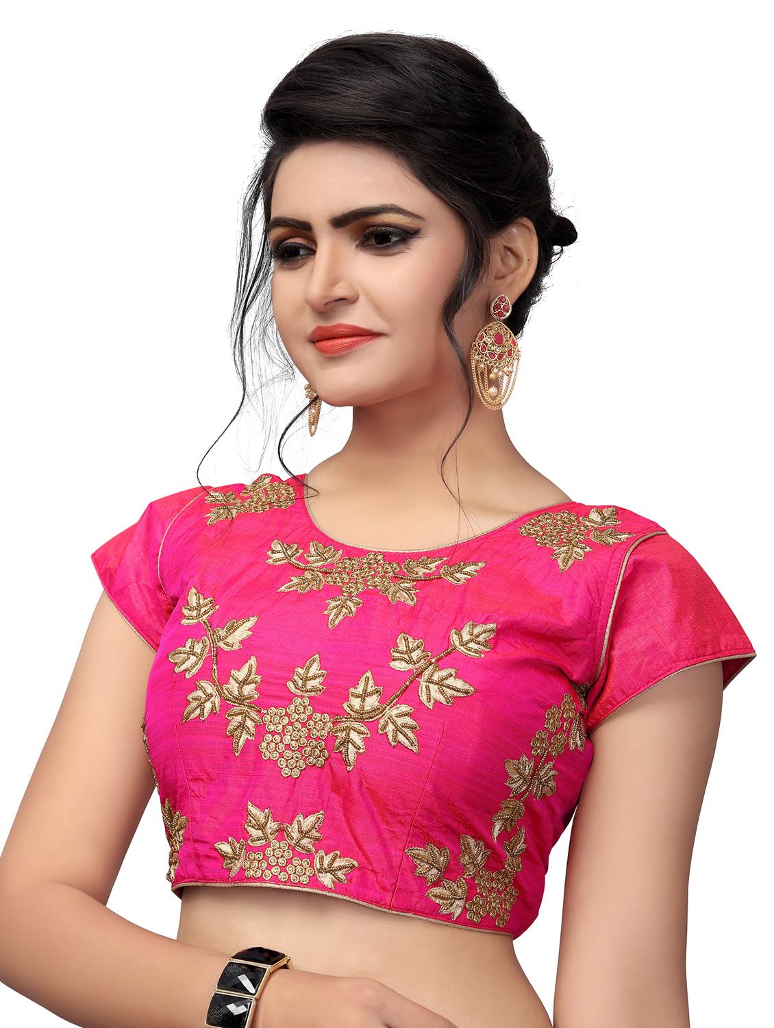 self design embroidered blouse - 17439007 - Zoom Image - 2