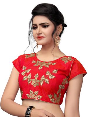 self design embroidered blouse - 17439008 - Standard Image - 2