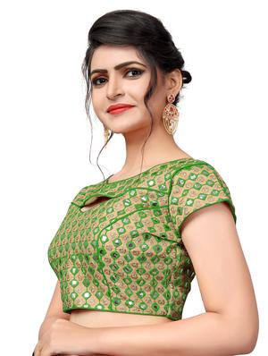 self design embroidered blouse - 17439175 - Standard Image - 2
