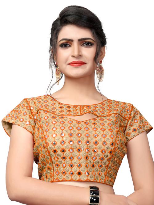 self design embroidered blouse - 17439176 - Standard Image - 1