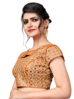 self design embroidered blouse - 17439176 - Standard Image - 2