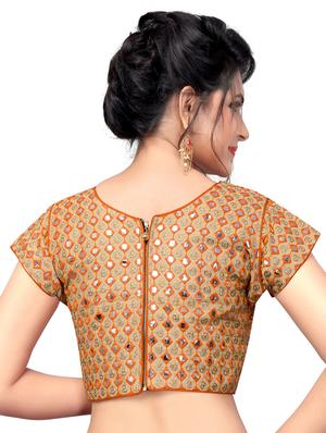 self design embroidered blouse - 17439176 - Standard Image - 3