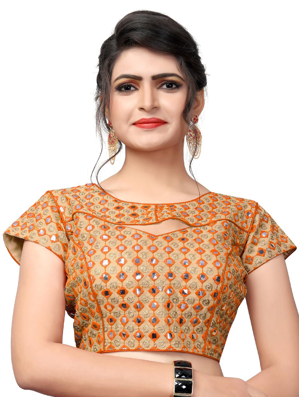 self design embroidered blouse - 17439176 - Zoom Image - 1