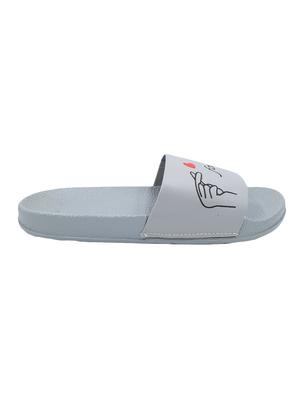 grey slip on flip flop - 17439242 - Standard Image - 2