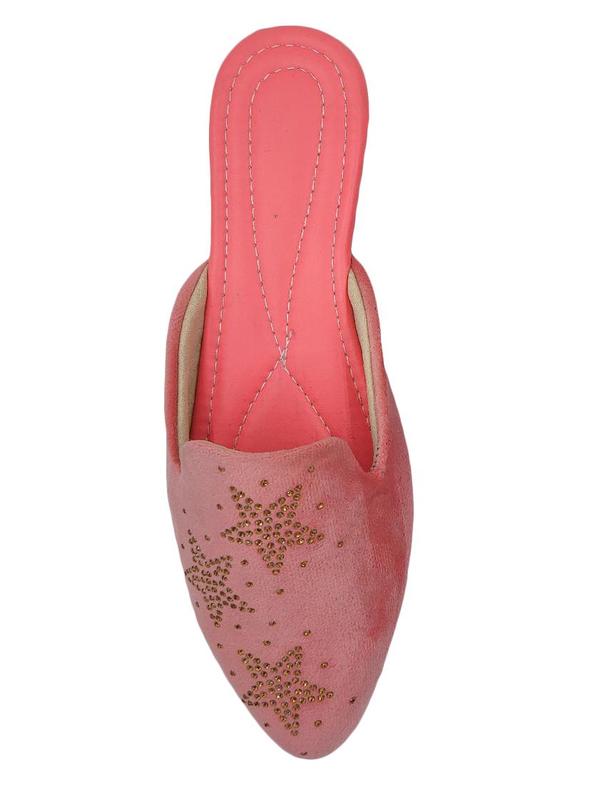 pink synthetic slip on ballerina - 17439575 - Zoom Image - 4