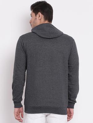 grey chest print sweatshirt - 17439677 - Standard Image - 3