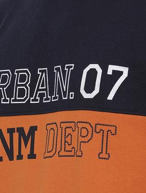 orange printed cut & sew sweatshirt - 17439680 - Standard Image - 5