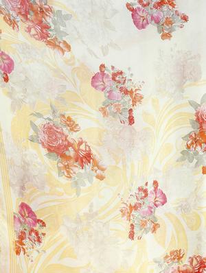 floral printed saree with blouse - 17439777 - Standard Image - 4