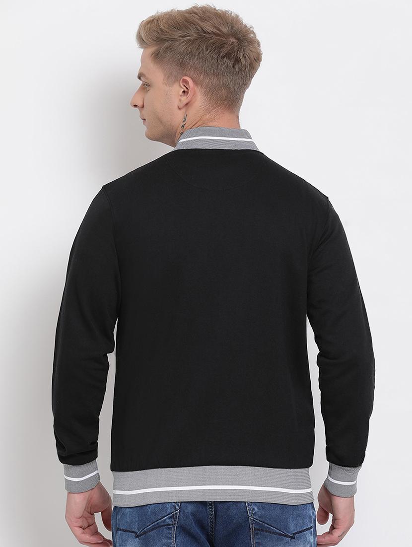 black solid bomber jacket - 17439873 - Zoom Image - 3