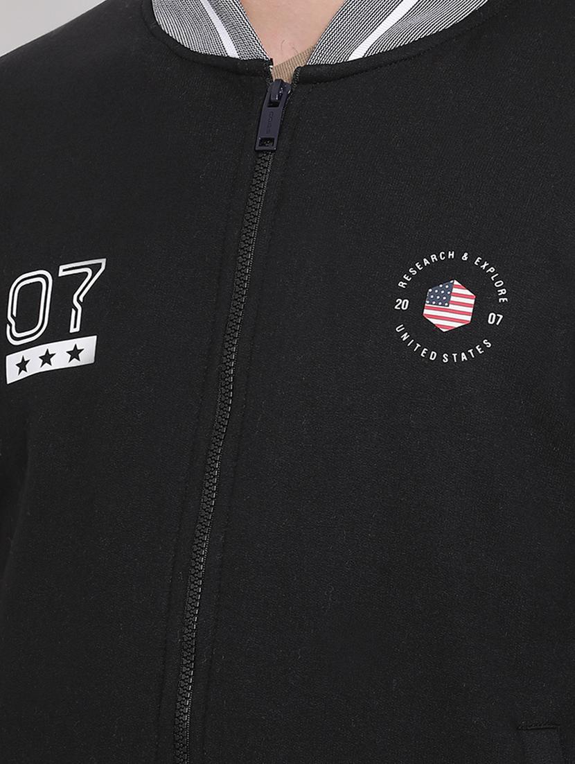 black solid bomber jacket - 17439873 - Zoom Image - 5