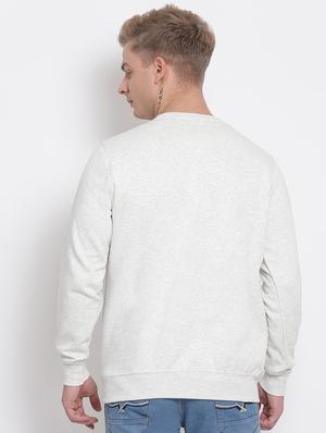 grey printed sweatshirt - 17439897 - Standard Image - 3