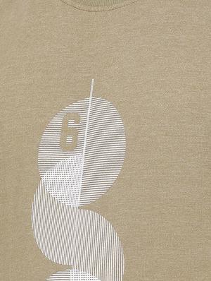 olive green printed sweatshirt - 17439898 - Standard Image - 4