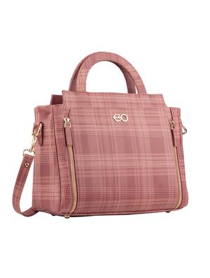 pink polyester regular satchel - 17439936 - Standard Image - 4