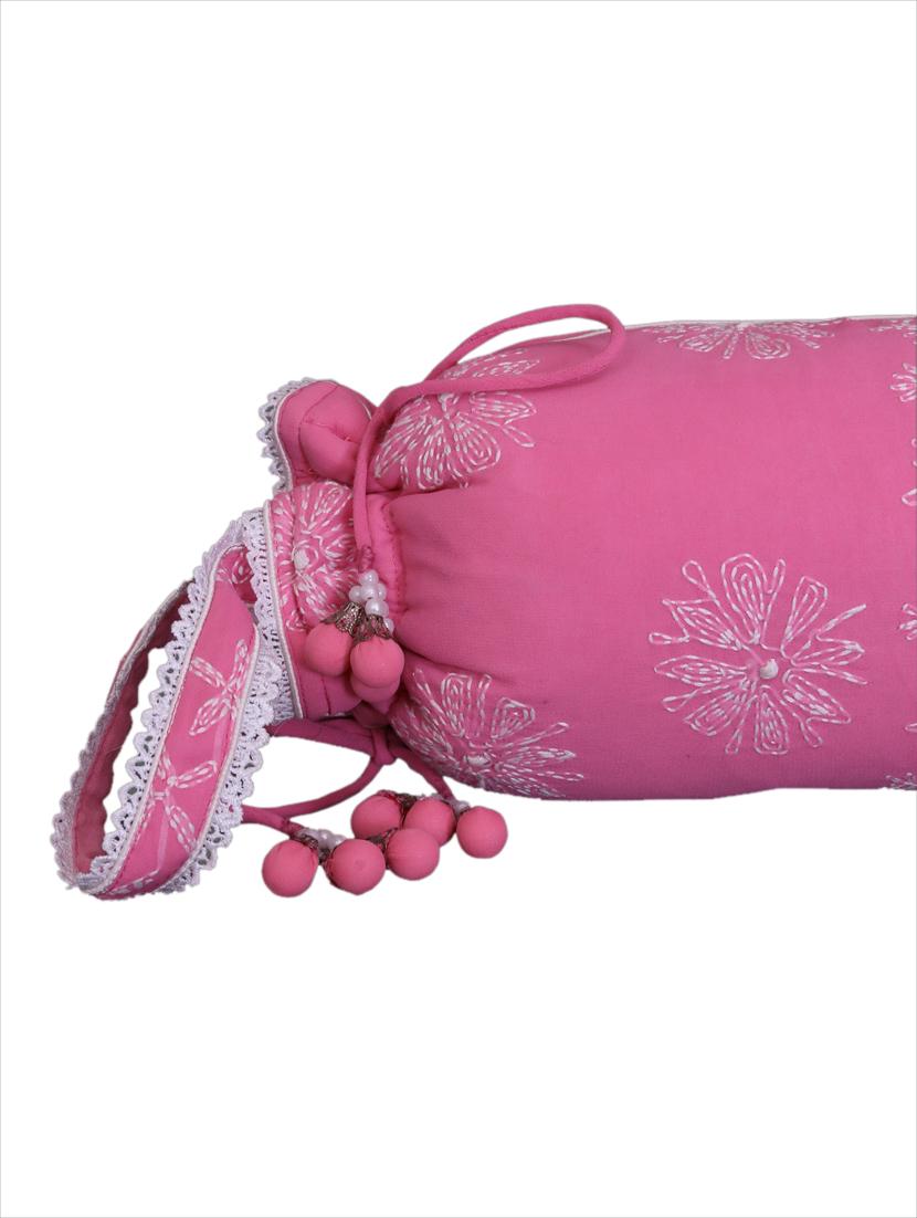 pink polyester ethnic potli - 17440046 - Zoom Image - 5