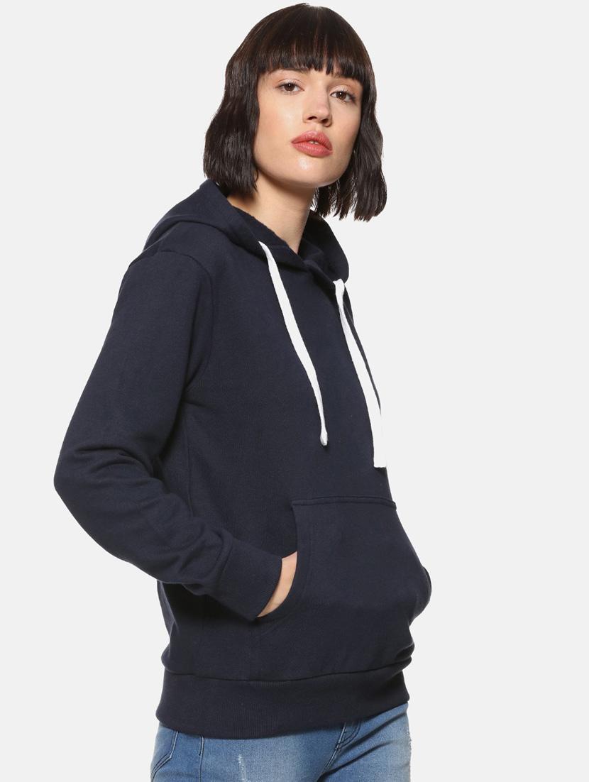 pocket pouch fleece hooded sweatshirt - 17440407 - Zoom Image - 2