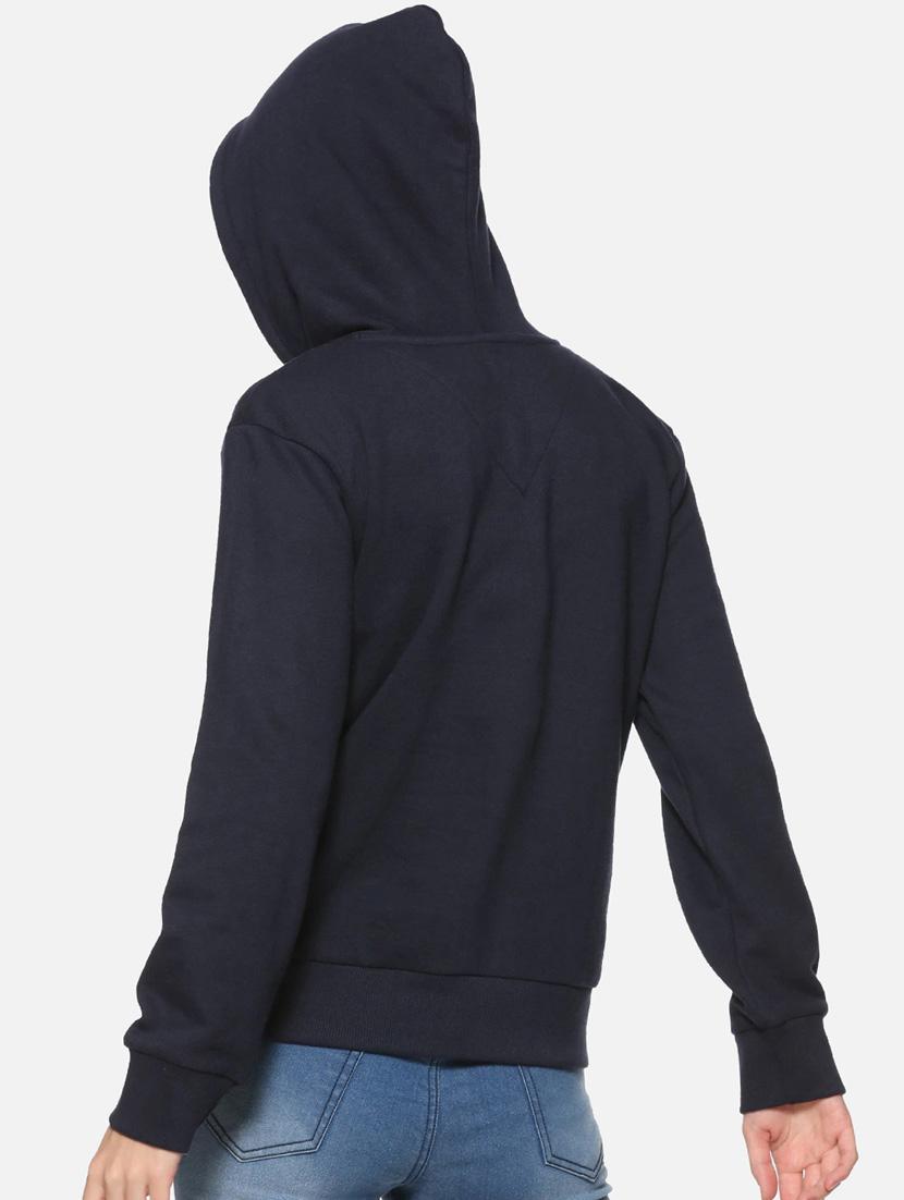pocket pouch fleece hooded sweatshirt - 17440407 - Zoom Image - 3
