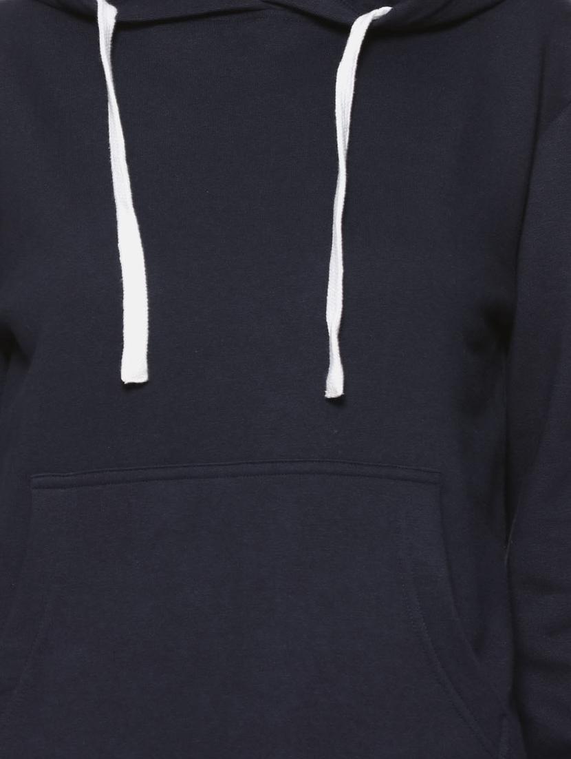 pocket pouch fleece hooded sweatshirt - 17440407 - Zoom Image - 4