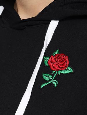 hooded neck fleece sweatshirt - 17440415 - Standard Image - 4